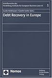 Debt Recovery in Europe, Holzhauser, Guido and Sutter, Carolin, 3832930035