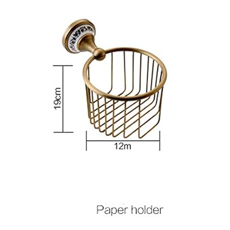 Antigüedades Europeas Montado En La Pared Accesorios De Baño Estante
