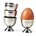 MyLifeUNIT Stainless Steel Soft Boiled Egg Cups Holder Stand Storage (4 Packs)