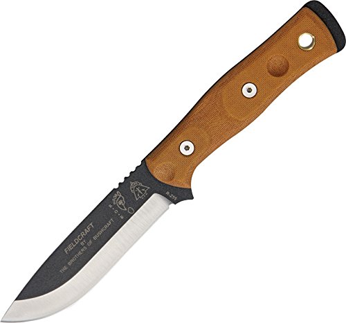 TOPS Knives B.O.B. Brothers of Bushcraft Knife w/Tan Handle (Best Large Bushcraft Knife)