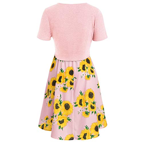 1 Bandage+Smock+Frock+Sunflower+Spaghetti+Dress