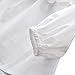 Colorful Childhood Little Girls Off Shoulder Flower White T Shirt Summer Blouse