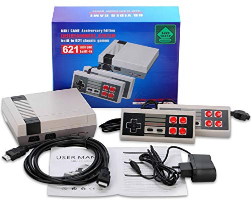 Classic Mini HD Game Consoles Classic Game Consoles Built-in 621 Games Video Games Handheld Game Playerï¼ŒHDMI Output,8-Bitï¼ŒBring you happy childhood memories