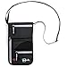 Travel Neck Wallet Passport Holder w/ RFID Blocking - Premium Traveling Pouch