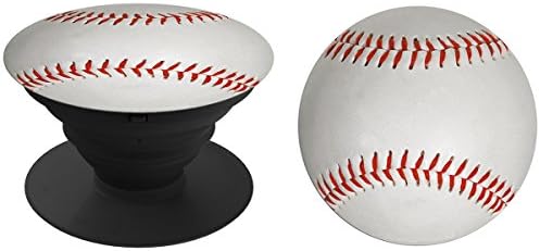 Expanding Stand and Grip for Smartphones and Tablets Multi-Function Holder(Galaxy S7, S7 Edge, iPhone SE / 5 / 5S / 6 / 6+ /6S / 7 / 7+ /iPad / IPad Mini) (baseball)