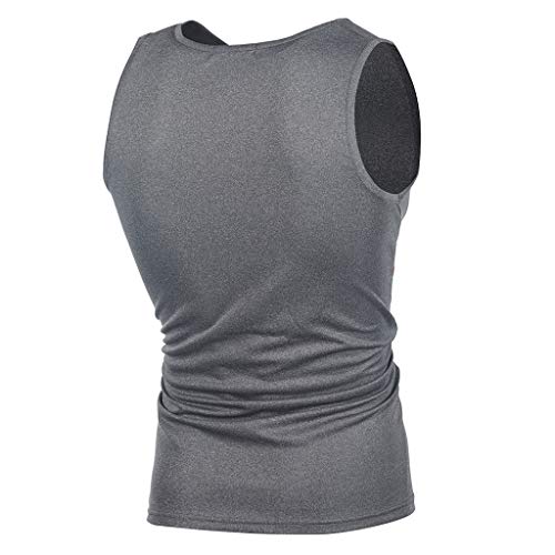 Appoi Women Underwear Men's Body Shaper Slim Casual Athletic Tank Top Shirt Shaperwear,Elastic Vest + Shorts Pants Suit (2XL, Dark Gray)