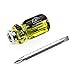 Stubby Screwdriver By Kutir (Set of 2) - Adjustable Length and Reversible Dual End, Slotted and Phillips Magnetic Tip - Easy to Use Compact, Portable, Pocket Size Small Tool - Short Driver