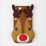 Large Reindeer Holiday Christmas iPhone 6 6S Case