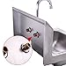 Sandinrayli Commercial Stainless Steel Wall Mounted NSF Hand Sink w/Faucet 17