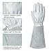 CCBETTER Rose Pruning Gloves with Extra Long Cowhide Sleeves for Men and Women,Breathable Goatskin Leather Thorn Proof Gardening Gauntlet Gloves, Best Garden Gifts & Tools for Gardener and Farmer
