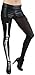 ToBeInStyle Women's Skeleton Print Tights - Black/White