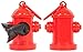 CalTokyo Premium Fire Hydrant Poop Bag Dispenser Set of 2