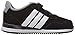adidas NEO Boys' V Jog Cmf Inf Sneaker, Black/White/Tech Grey, 10 M US Toddler