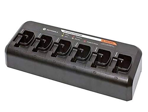 MOTOROLA OEM PMLN6588 Multi Unit Bank Gang Rapid Charger With Power Adapter for CP200 CP200D CP200XLS DP1400 EP450 EP450S PR400 GP3688 GP3138 CP040 CP140 CP150 CP160 CP180