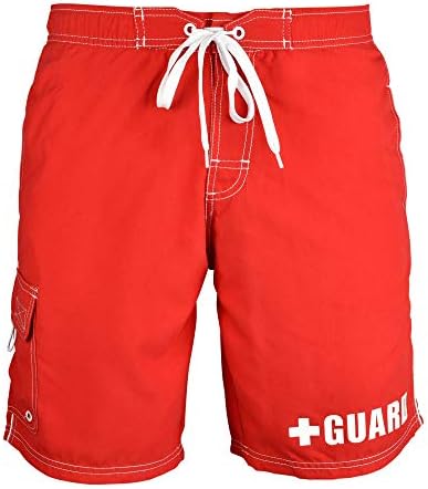 Lifeguard swim trunks near me Clearance