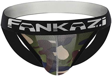 Sansee Men's Sexy Jockstrap Underwear Camouflage Briefs Comfortable Shorts Underpants Briefs