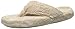 ACORN Women's Spa Thong Slipper,Taupe,Large/8-9 M US