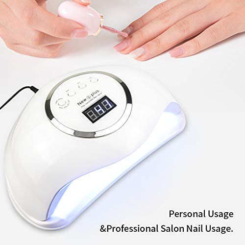 image for Gel UV LED Nail Lamp Jewhiteny Nail Dryer 72W Gel Nail Polish UV Light