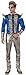 Men's Futuristic Silver & Blue Costume Jacket
