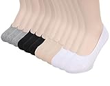 Sockspree Women's Premium No Show Liner Socks, Best Anti-Slip Low Cut Socks