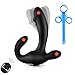 Male G Spot Vibrator Prostate Massager with 8 Vibration Modes, PALOQUETH 3 in 1 Prostate Stimulator with 2 Intense Motors for P-Spot Testicles Perineum Stimulation, Wireless Remote Anal Sex Toy