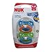 NUK Natural Shape Orthodontic Pacifiers, Latex, 6-18 Months Colors May Vary 2 ea