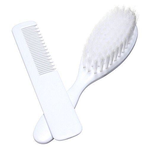BleuMoo Soft Baby Infant Hair Brush Set Comb Grooming Shower Kit