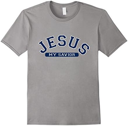Men's My Savior Tee  Small Slate