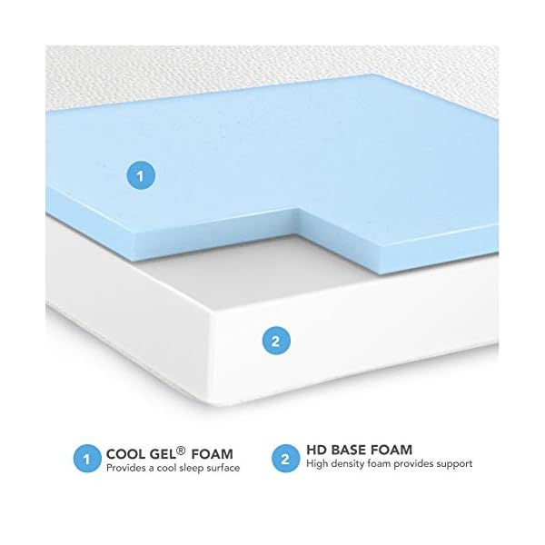Classic Brands Cool Gel 8Inch Memory Foam Mattress The Home Kitchen