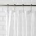 Riyidecor Clawfoot Tub Wrap Around Shower Curtain Liner Freestanding Bathtub All Around 180x70 Inch with Clear Foot Tub Round Surround Oval Extra Wide Metal Shower Hooks Included Heavy Duty