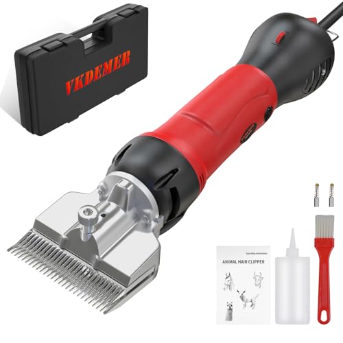 Vkdemer 600W Electric Horse Grooming Kit