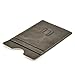 Dockem Adhesive Wallet with 2 Card Slots: Removable Stick-on Card Wallet for Smartphones: Vintage Synthetic Leather Card Holder for iPhone, Android, and More [Brown]