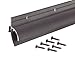 M-D Building Products 68734 36 in. Bronze Aluminum & Vinyl with Drip Cap Commercial Screw-on Door Sweep