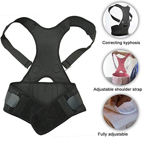 VT BigHome Hot Lumbar Support Belt Back Brace Posture Corrector Shoulder Brace Support Postural Lower Back Corsets Belt