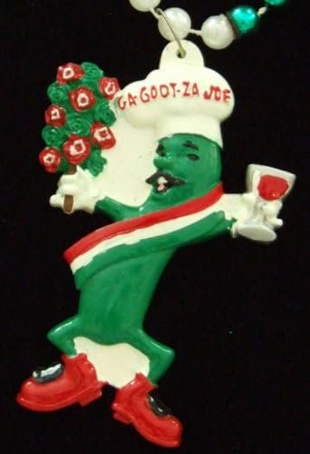 Italian Family Ga Goot Za Joe Mardi Gras Bead Necklace New Orleans Italy