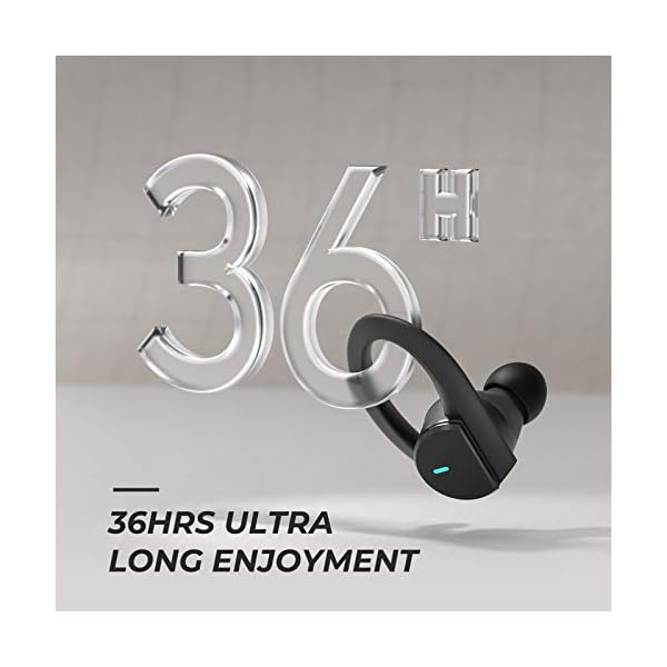 Wireless-Headphones-Running-HolyHigh-Bluetooth-50-Headphones-In-EarTrue-Wireless-Earbuds-Sports-Waterproof-IPX736H-PlaytimeCVC80Hi-Fi-StereoDeep-BassUSB-C-for-Workout Wireless Headphones Running HolyHigh, Bluetooth 5.0 Headphones In-Ear,True Wireless Earbuds Sports Waterproof IPX7,36H…