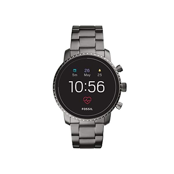 fossil q explorist stainless steel