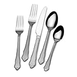 International Silver Centennial Frost 18/0 Stainless Steel Flatware, 20-Piece Set, Service for 4 (5123291)
