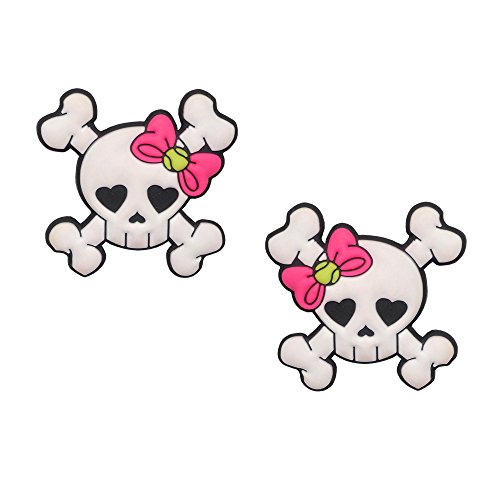 Racket Expressions Cute Girly Skull Tennis Dampener 2-Pack