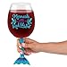 BigMouth Inc. The Mermaid Tail Wine Glass - “Mermaids Are Supposed to Drink Like Fish”, Extra-Large Wine Glass, Holds an Entire 750ml Bottle of Wine