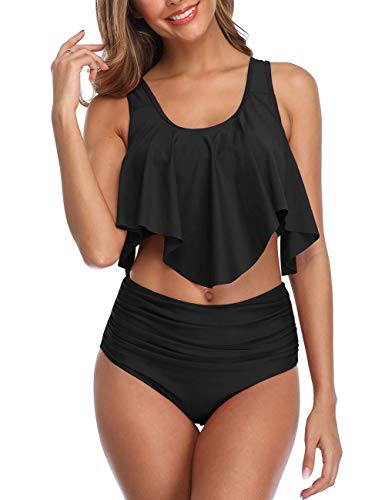 1 Firpearl+Waisted+Flounce+Swimsuits+Bathing