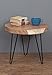 East at Main Phillip Brown Teakwood Accent Table, (22x22x19)