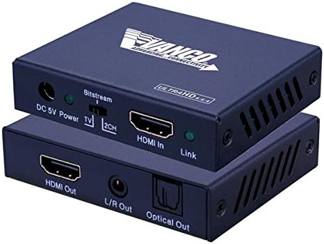 Vanco Hd4Kae 4K Hdmi Audio Extractor