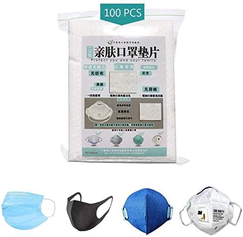 100 Disposable Filter Pads, Air Purifying Skin-Friendly and Breathable, Blocking Droplets, Safe Activated Carbon Breathing Filter