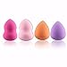 4PCS Pro Beauty Flawless Makeup Foundation Puff Multi Shape Sponges Blender