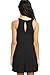 Sarin Mathews Women's Halter Neck Sleeveless Casual Swing T-Shirt Loose Dress Black S