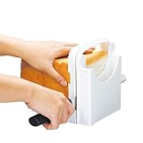 Bread Slicer Adjustable Bread/Roast/loaf Slicer Cutter, Bread Cutting Toast Bagel Loaf Slicer Cutter Mold Sandwich Maker Toast Slicing Machine Folding and Adjustable Handed Bread Machine Bread Maker
