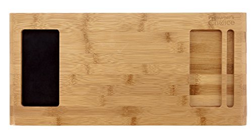 Prosumer's Choice Natural Bamboo Monitor Stand Riser | Desktop Organizer(Certified Refurbished)