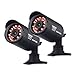 Night Owl Security CAM-2PK-650 Indoor/Outdoor 650 TVL Security Bullet Camera, 2 Pack (Black)