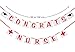 Congrats Nurse Banner Nurse Graduation Decor RN Graduation Sign for Class of 2024 Party Decorations